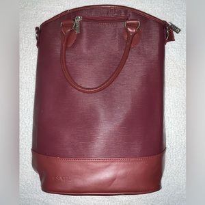 NEW Sachi Two Bottle Wine Tote Cooler Bag Color: Burgundy Red Wine